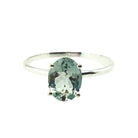 High Grade Aquamarine Sterling Silver Ring