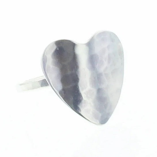 Heart Crush Ring Sterling Silver