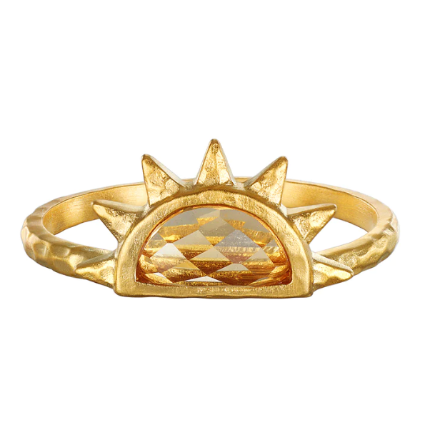 Reclaim Joy Citrine Sunrise Ring