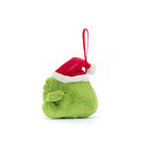 Ricky Rain Frog Ornament Side View