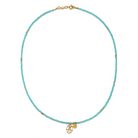 Blessings of Tranquility Hamsa and Amazonite Necklace