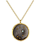 Sagittarius Blue Topaz Zodiac Necklace