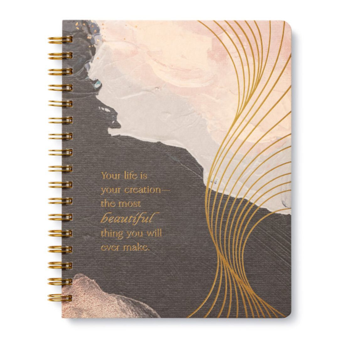 Your Life is Your Creation Spiritual Notebook cover