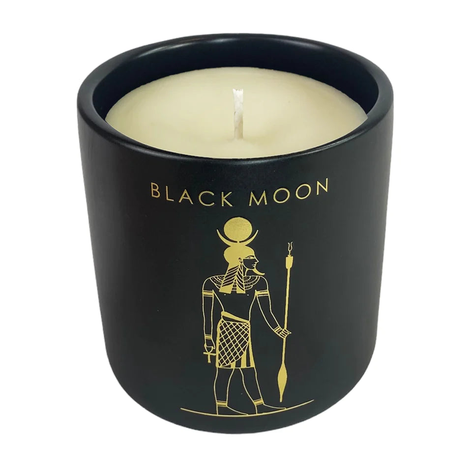 Spitfire Girl Black Moon Ceramic Candle Full Size