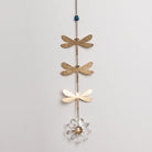 Dragonfly and Blue Apatite Suncatcher