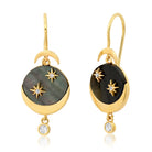 Celestial Abalone Drop Earrings