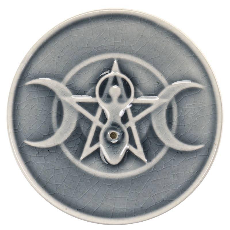 Triple Moon Incense Burner