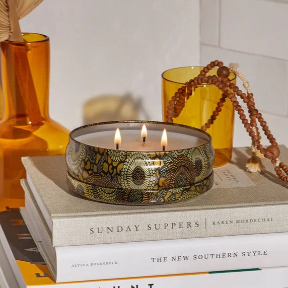 Voluspa - Baltic Amber 3-Wick Tin Candle