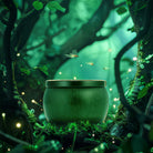 Bewitching Banyan Forest Mini Tin Candle in forest