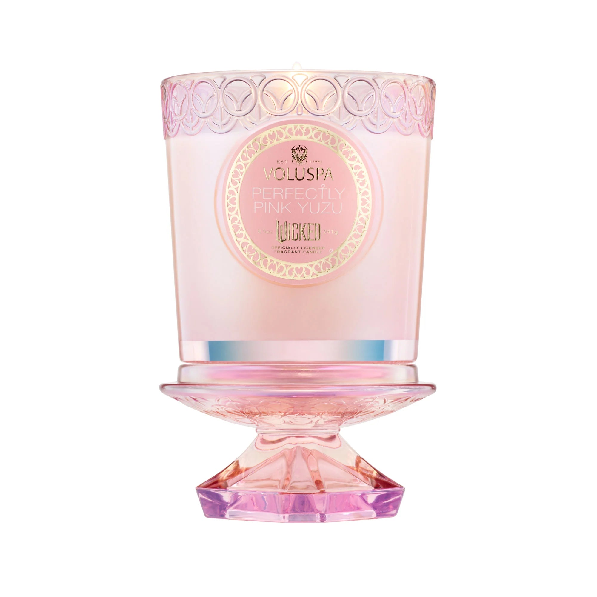 Glinda’s Perfectly Pink Yazu Boxed 8.5oz Candle (Wicked Collection)