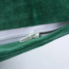 Emerald Moon and Stars Pillow Zipper Display