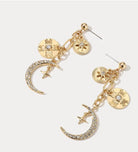 Celestial Charm Moon and Stars Cosmic Earrings 3