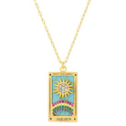 The Sun Tarot Card Necklace 3