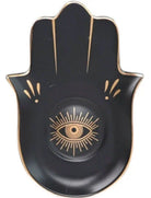 black hamsa Dish