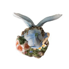Blue Fairy with Flowers Figurine Top of Head