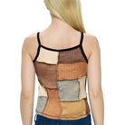 Hippie Patchwork Tank Top Back View