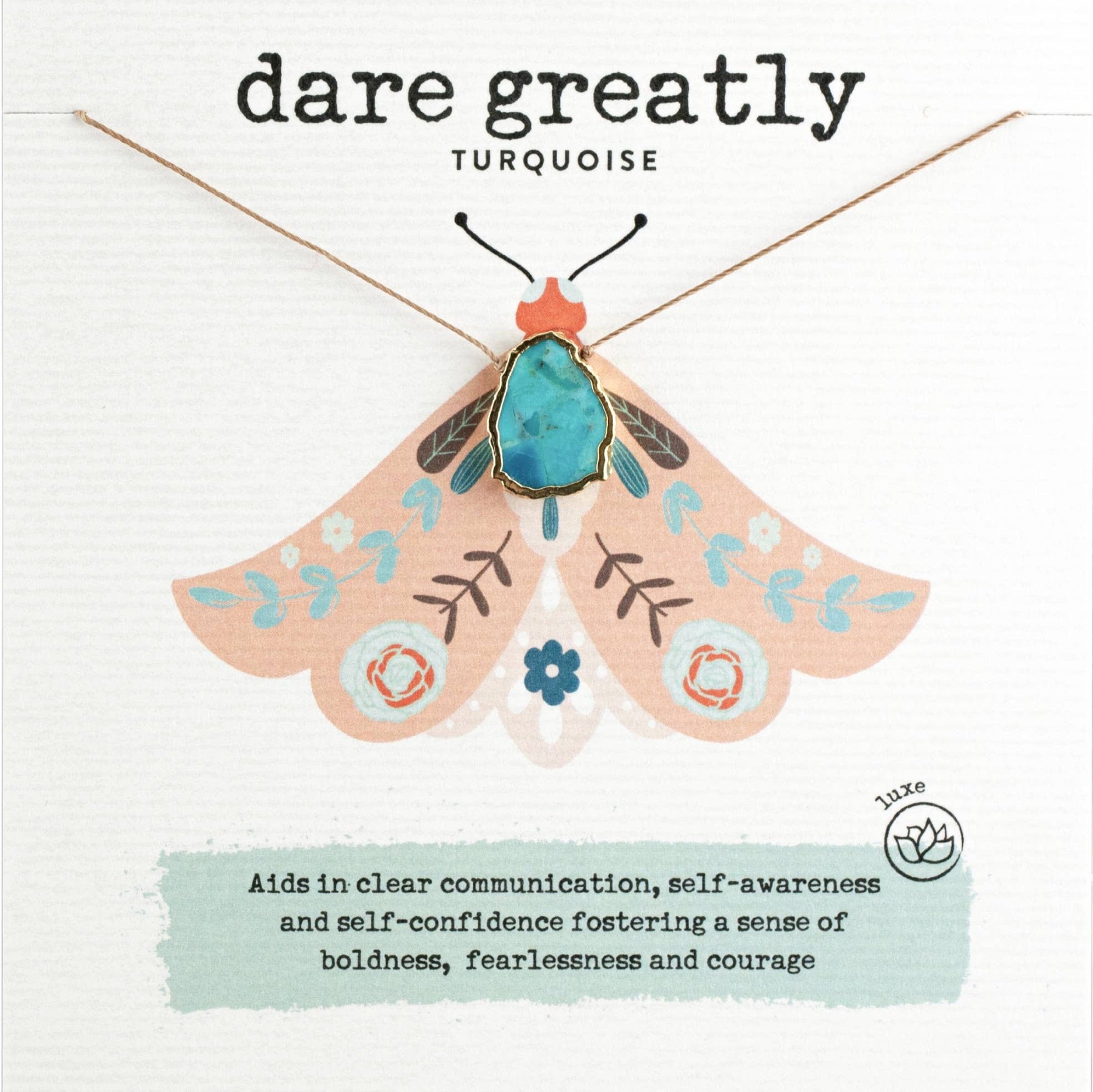 Turquoise Alchemy Necklace for Dare Greatly