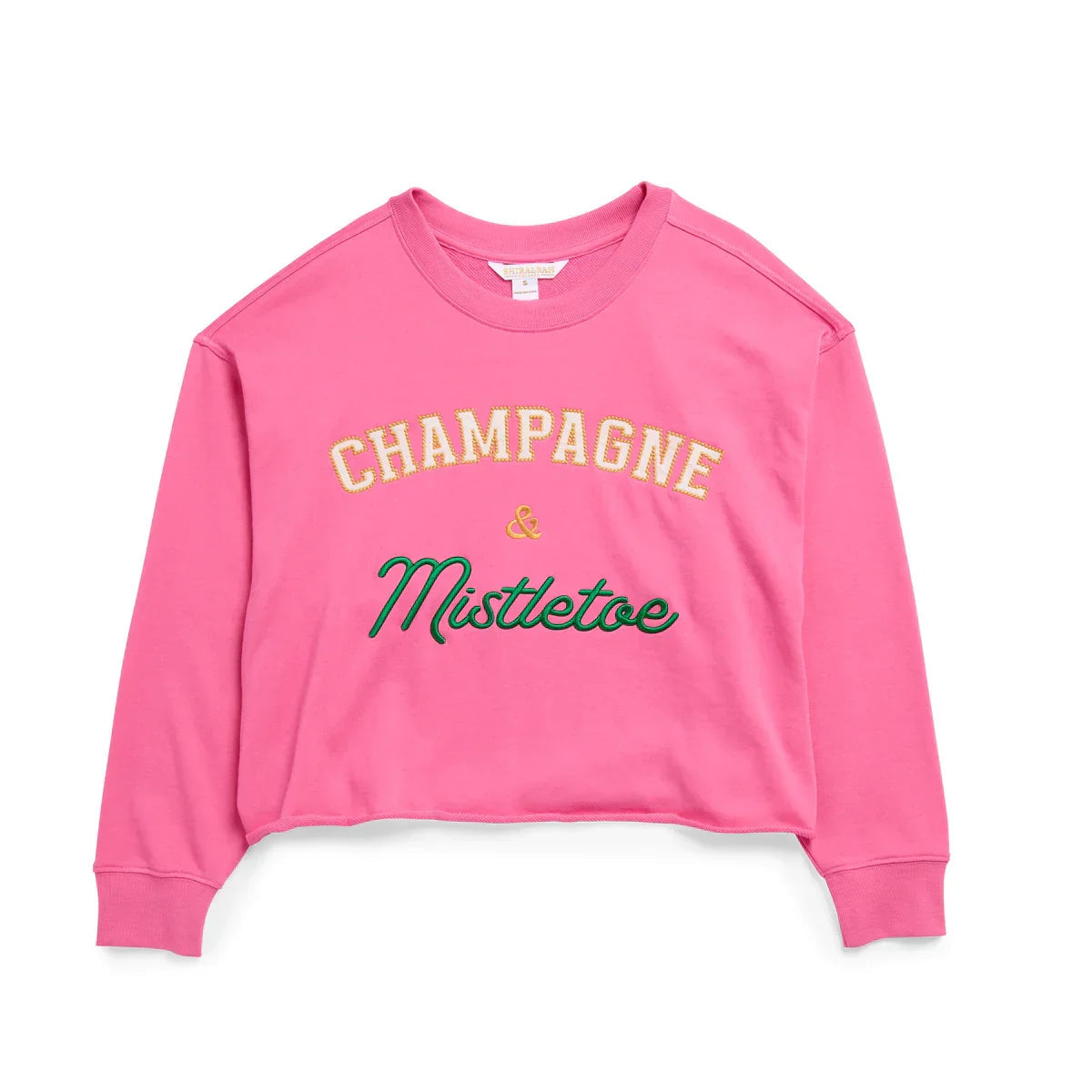 Azalea Champagne & Mistletoe Lounge Sweatshirt