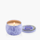 Wicked's Glinda Cherry Blossom Bubble Mini Tin Candle lit