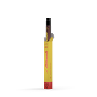 Citrush travel perfume with yellow and red packaging on a white background