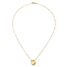 Brighter Than Sunshine Citrine Abundance Gold Teardrop Necklace Whole View