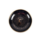 Astrology Wheel Ceramic Incense Holder Top View