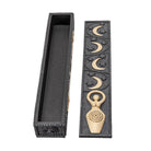 Spiral Goddess Incense Box Holder Open