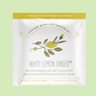 White Lemon Ginger Tea Bag