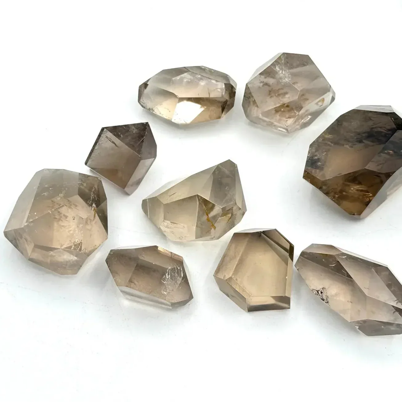 Smoky Quartz Faceted Shape
