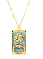 The Sun Tarot Card Necklace