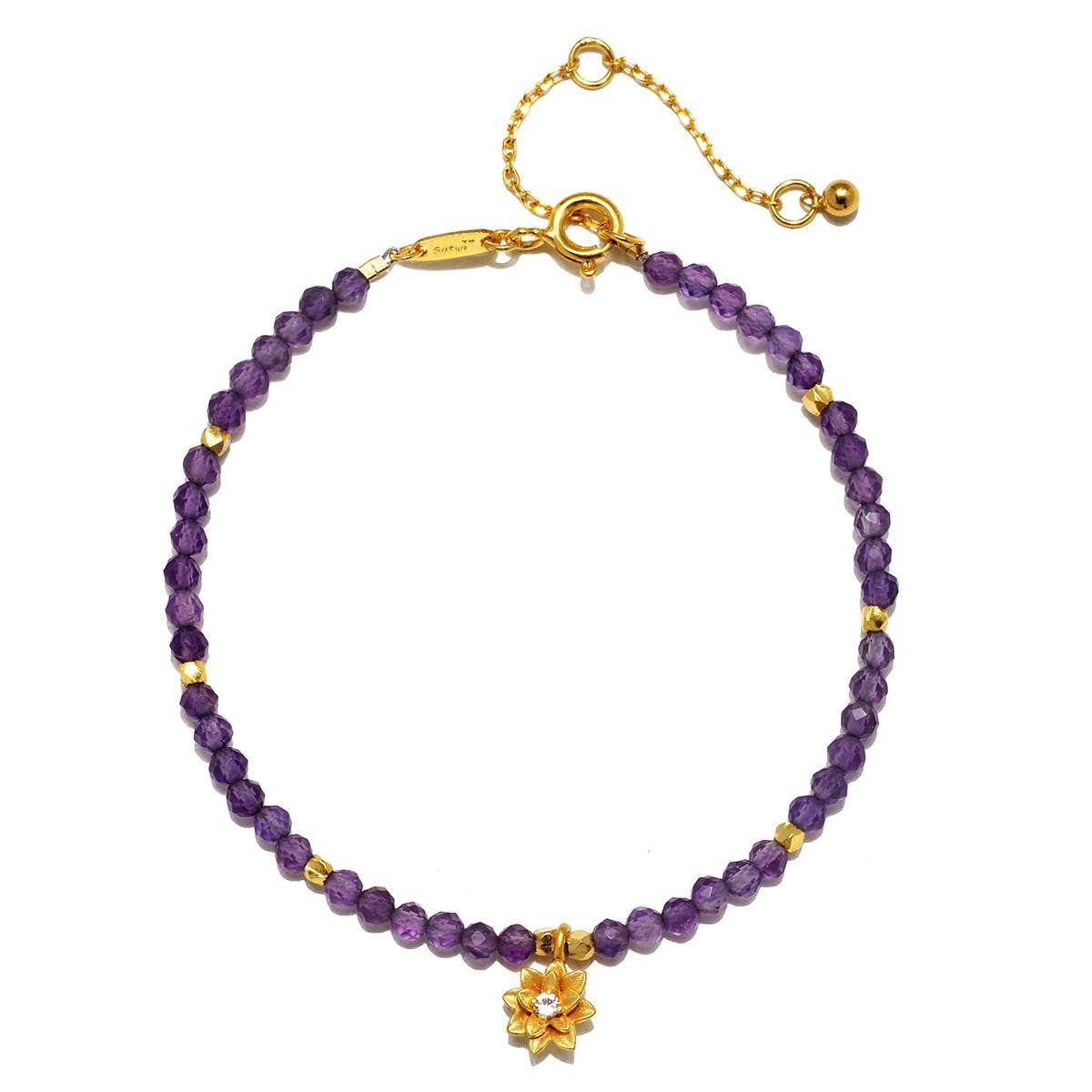 Amethyst Gemstone Bracelet