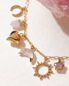 Love and Light Charm Necklace Up Close