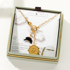 Leo Zodiac Sign Onyx Necklace in Box