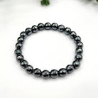 Hematite Faceted Bracelet On Top