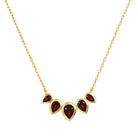 Garnet Ignite Strength Petal Necklace