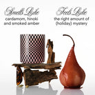 Festive Checker Hinoki Fantome Candle Scent Pofile