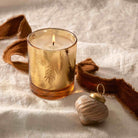 Frasier Fir Gilded Gold Poured Candle for the holidas