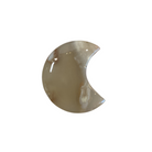 Flower Agate Crescent Moon Polished Shape Crystal