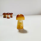 Carved Carnelian Mushrooms