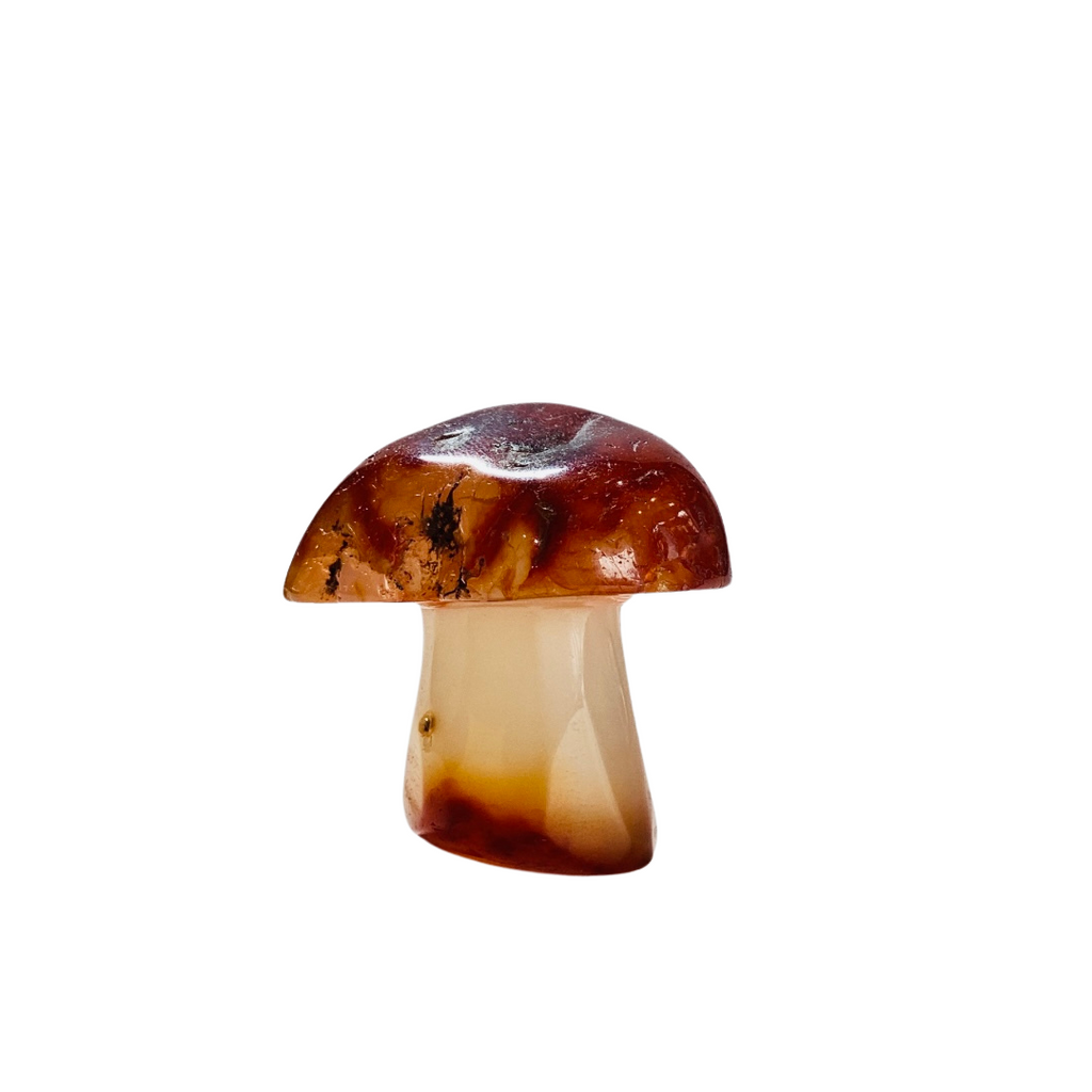 Carved Carnelian Mushroom