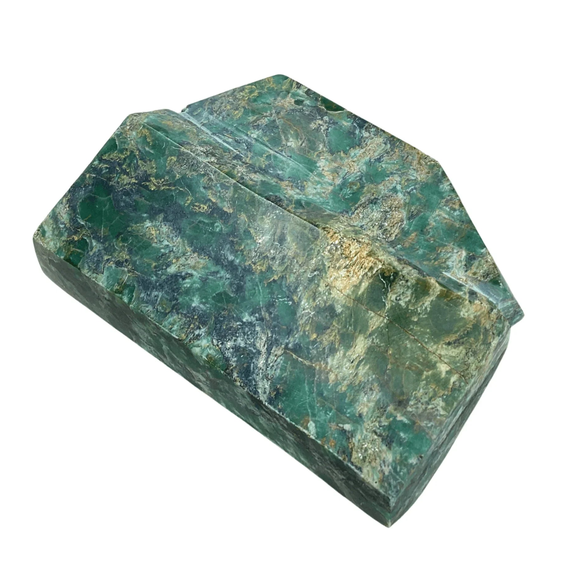 Emerald in Fuchsite Rock Matrix