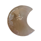 Flower Agate Crescent Moon Polished Shape CrystalFlower 