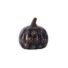 Small Black Evil Eye Pumpkin Figurine