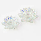 Crystal Lotus Tea Light Holder