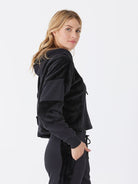 Black Clarabelle Fleece Sherpa Pullover