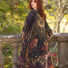 Joan of Arc & Florals Opera Kimono Style Duster Back View