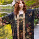 Joan of Arc & Florals Opera Kimono Style Duster Front View