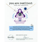 Labradorite & Pearl Goddess Necklace For You Are Resilient