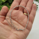 Labradorite 3mm Faceted Clasp Bracelet - Body Mind & Soul Houston