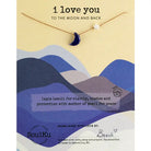 I Love You to the Moon and Back Lapis MooN Necklace